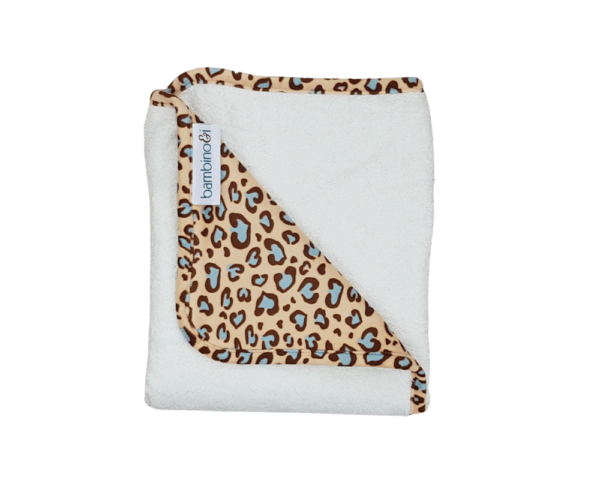Leopard Print Minky Fleece Baby Massage Mat