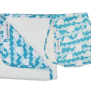 Whale patterned baby massage mat and bumbino