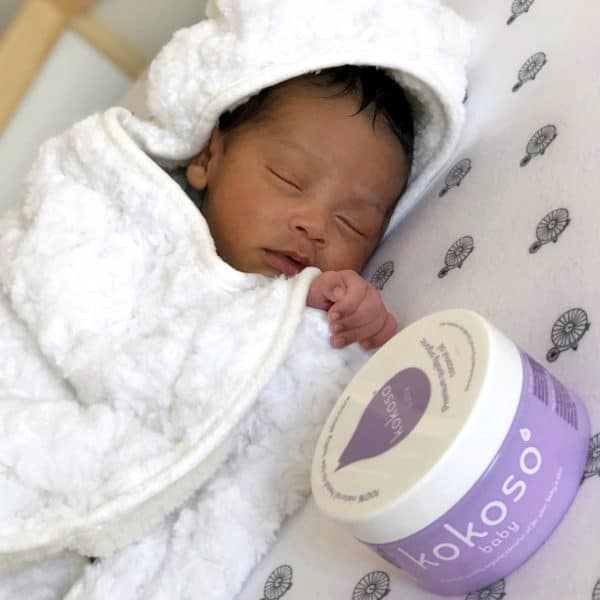 Baby with Kokoso Organic coconut oil